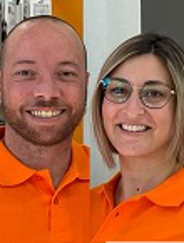 Virginia y Sebastián.