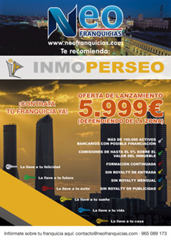 InmoPerseo Holding Inmobiliario la franquicia ideal para empezar en el mundo inmobiliario