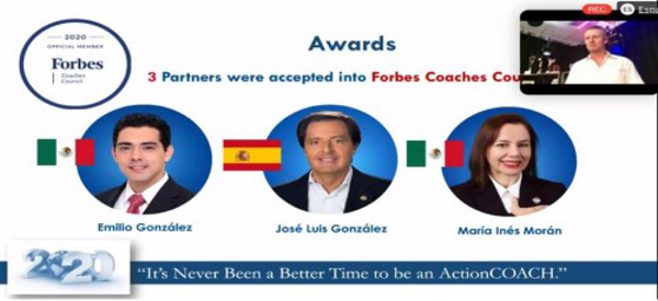 Tres coaches de ActionCOACH Iberoamérica son miembros de Forbes Coach Council de EE. UU.