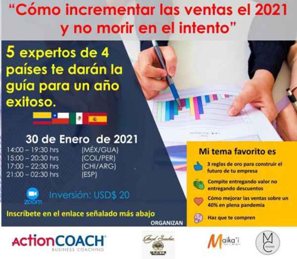 ActionCOACH comparte las claves para incrementar tus ventas en el 2021