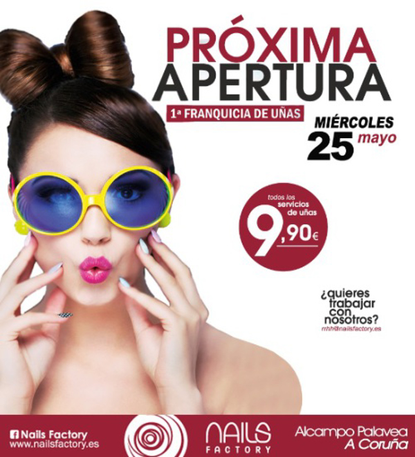 Nails Factory abre un nuevo centro en A Coruña