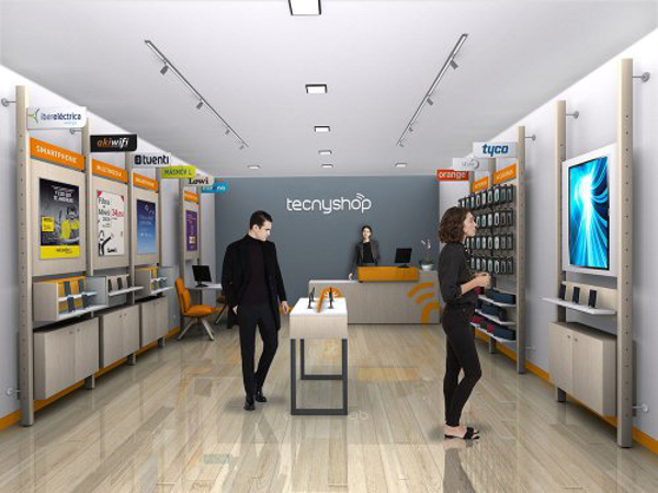 La cadena de franquicias Tecnyshop presenta su nueva tienda, más innovadora, sensorial y vanguardista.
