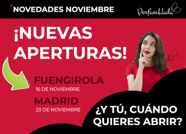  En las próximas aperturas la franquicia Perfumhada te invíta a la inauguración
