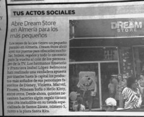 LA PRENSA ESTUVO PRESENTE EN LA INAUGURACION DE DREAM STORE‏