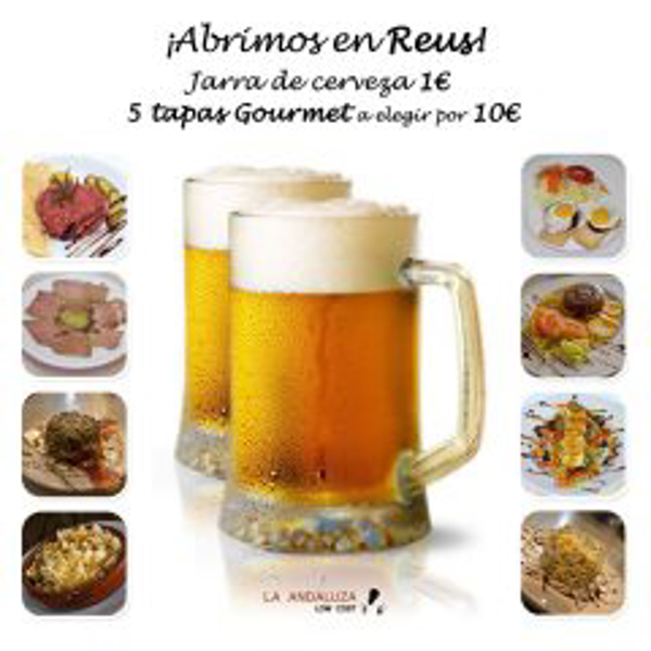 La Andaluza Low Cost abre su segundo restaurante de Reus. Con este nuevo local, la franquicia gratuita de hostelería cuenta con 4 en Tarragona y 9 en toda Cataluña.