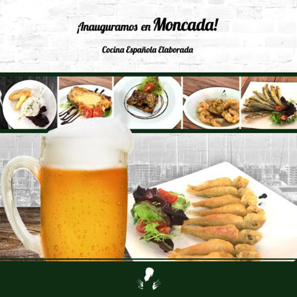 La Andaluza abre un nuevo bar de tapas en Valencia. Desde hoy servirán su extensa carta de comida española elaborada en Moncada.