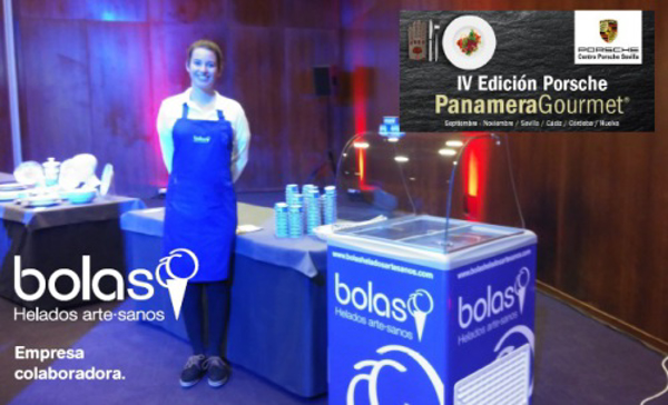 Bolas, colaboradora en la Gala final de la IV Edición del Concurso Gastronómico Porsche Panamera Gourmet