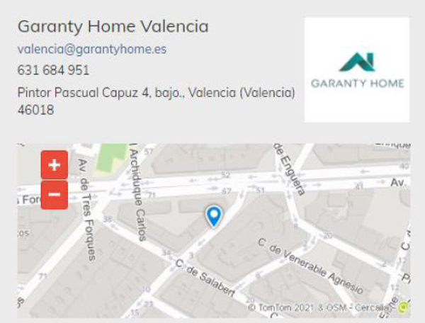 Nueva Ubicación de Garanty Home Valencia