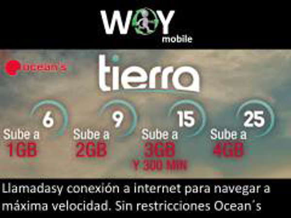 Woy Mobile lanza las nuevas tarifas de Oceam´s