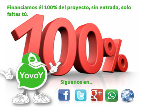 ¡Te ayudamos!.. Seguimos dándote el 100% de la financiación