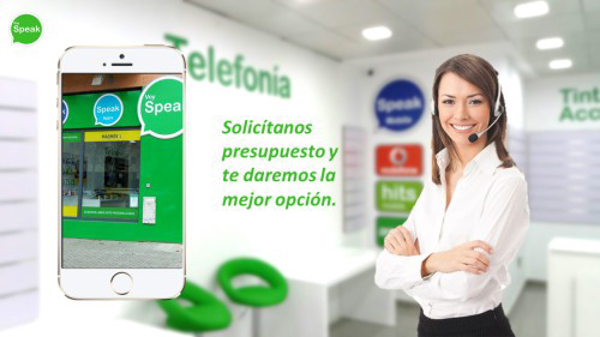 ¡Negocio de éxito Voy Speak!