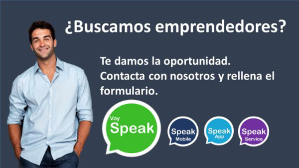 ¡NEGOCIO DE ÉXITO VOY SPEAK!