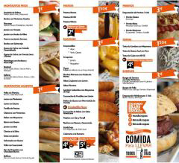 Nueva carta de comidas de +KCOPAS MKC disponible en todos su locales