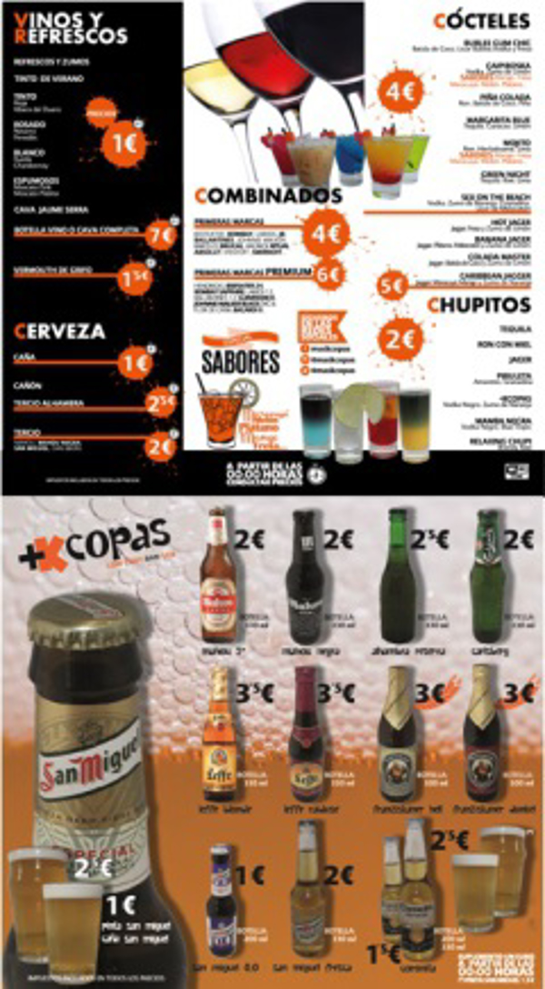 +KCOPAS MKC: cócteles, cervezas de importación a precios asequibles para vencer al calor