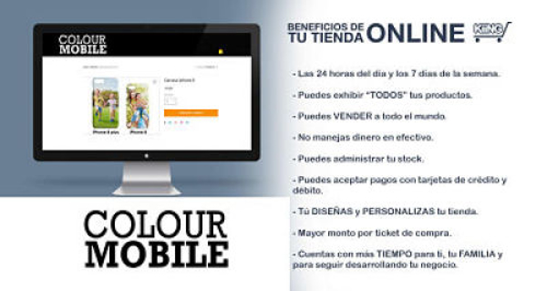 Las nuevas tiendas COLOURMOBILE contaran con tienda online.