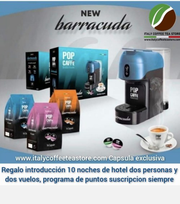 Multinacional Italia para Colocacion de equipos de capsulas, cafe, te, exclusivas, importante negocio fácil