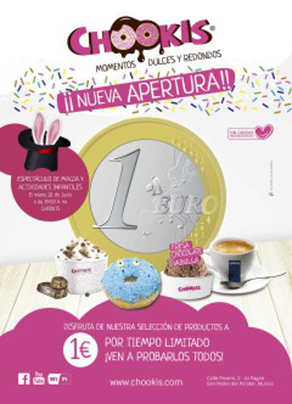 Magia, juegos y muchas ofertas en la fiesta de inauguración de Chookis Lo Pagán