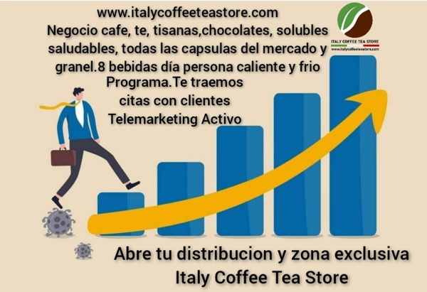 Italy Coffee Tea Store te trae los clientes, unica franquicia que moviliza clientes a tu negocio con telemarketing