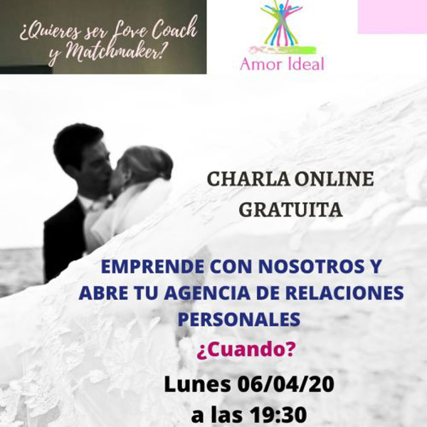 Charla por Skype con la fundadora de la franquicia Amor Ideal el lunes 6 de abril a las 19:30