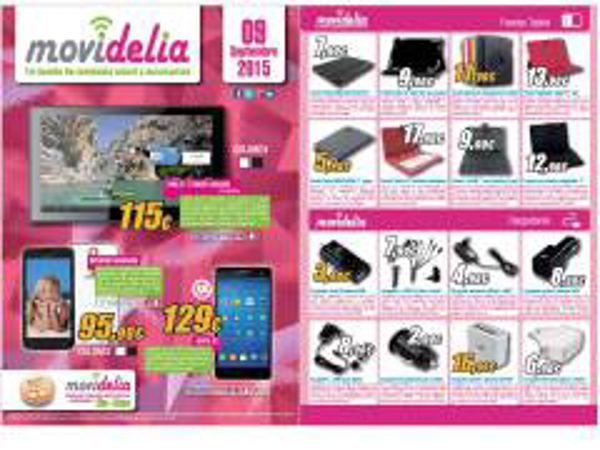 Sale a la Luz el nuevo Catalogo de la red de tiendas Franquiciadas MOVIDELIA SEPTIEMBRE 2015