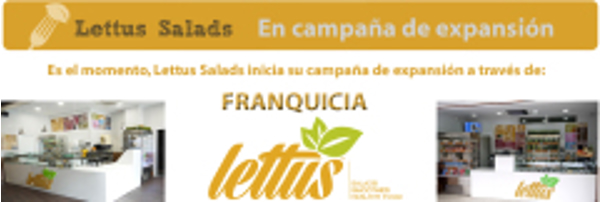 Lettus Salads, comida 100% saludable, comienza su desarrollo a nivel nacional mediante franquicias.