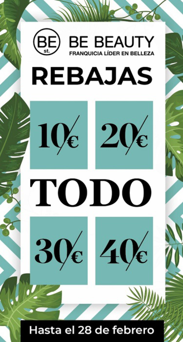 BE BEAUTY, franquicia líder en belleza, lanza su campaña de rebajas 2021.