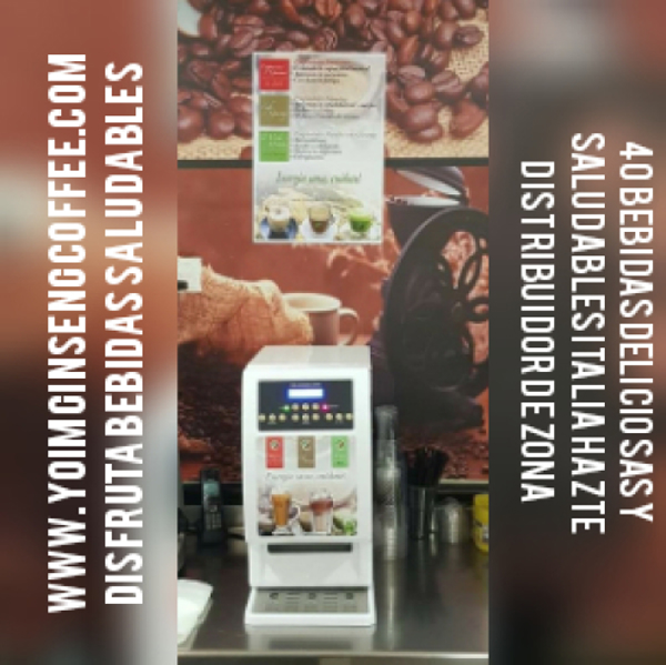 En Italia, estamos en más de 70.000 puntos, franquicia de éxito seguro, distribución en hosteleria, vending, alimentación, productos exclusivos de Italia saludables