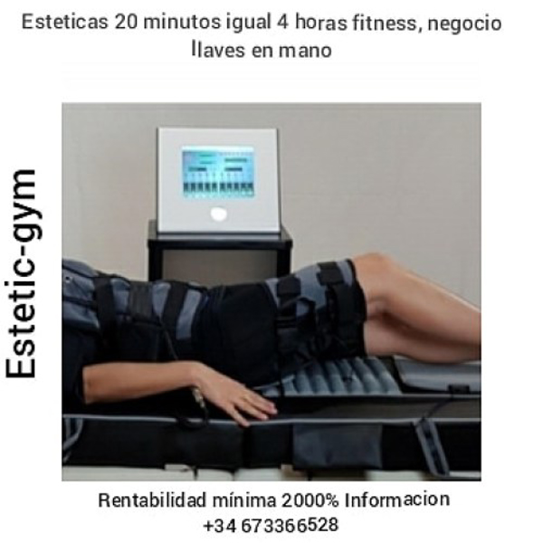 Electroestimulacion integral que equivale a 4 horas de fitness hecha en 20 min con franquicia Corpo10.com