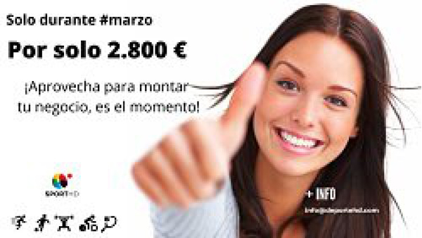 Campaña marzo/20, Por solo 2.800 € de canon de entrada con franquicia SportHD