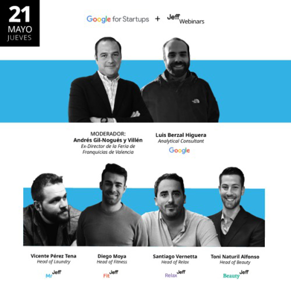 Webinar gratuito sobre el sector franquicias: Google y Jeff