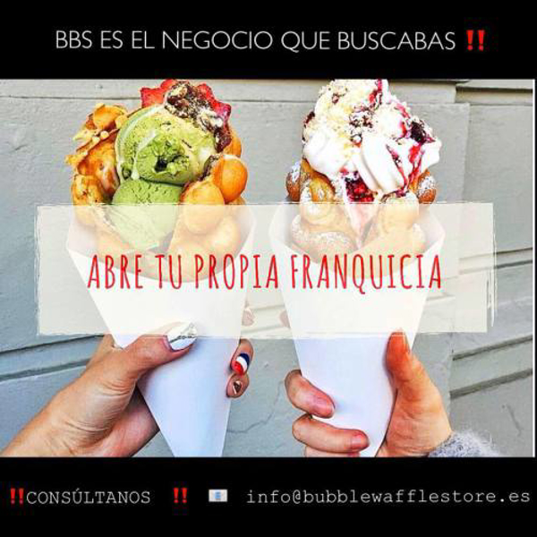 Bubble Waffles, Ice Roll Creams, Sticks Waffles, ...quien te dá mas?