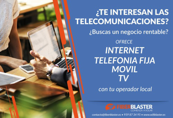 FiberBlaster inaugura su nueva red de fibra óptica en Villalba del Alcor, Huelva