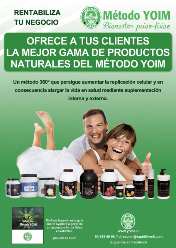 La franquicia recomienda www.yoimdiet.eu, la dieta de la inmortalidad Yoim es sinonimo de Yo Inmortal