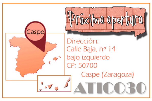 ATICO30 ANUNCIA OTRA NUEVA FIRMA EN CASPE (ZARAGOZA)