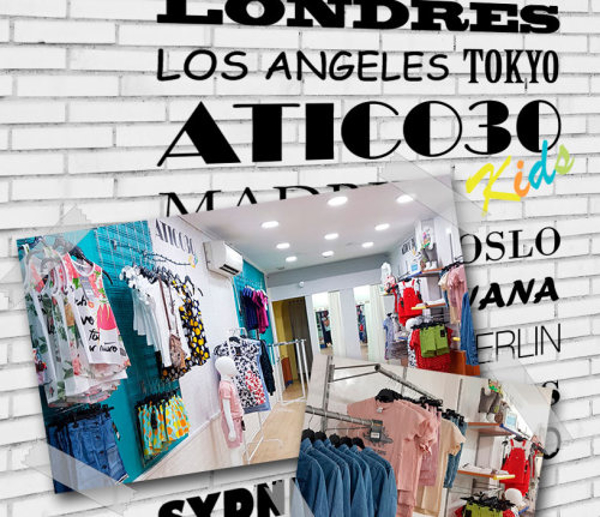 Moda infantil. Atico30 Kids marca la diferencia
