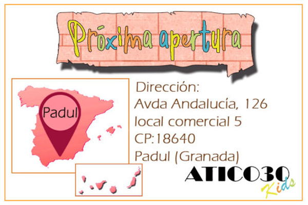 ¡OTRA FIRMA MÁS PARA ATICO30 KIDS! LA FRANQUICIA ABRIRÁ UNA NUEVA TIENDA EN PADUL