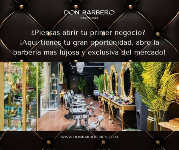 ¿Buscas un negocio que requiera poca inversión y tenga una alta rentabilidad? ¡Don Barbero Barcelona es tu negocio!