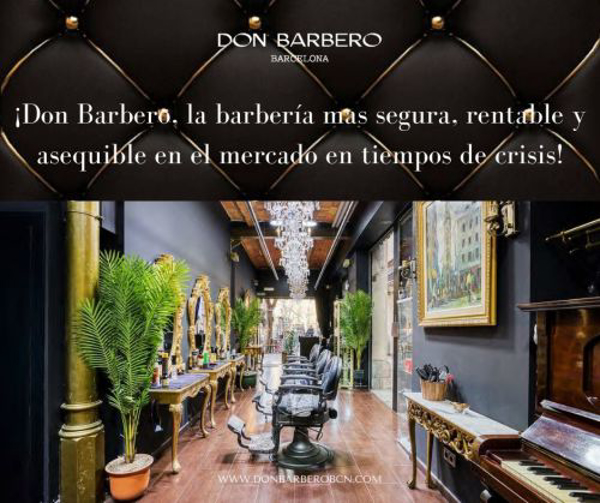 ¡AHORA ES EL MOMENTO IDEAL PARA ABRIR UNA BARBERÍA! Abre la franquicia Don Barbero Bcn