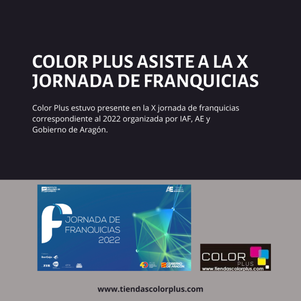 Color Plus asiste a la X jornada de franquicias.