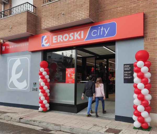 Eroski inaugura un nuevo supermercado franquicia en el Burgo de Ebro, en Zaragoza