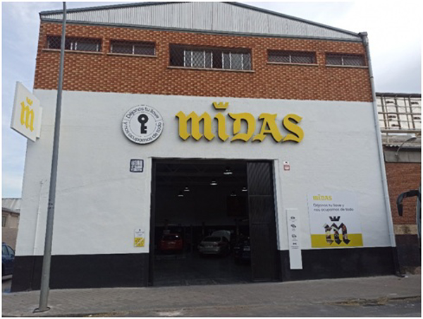 Midas continúa afianzando su expansión en España y abre un nuevo taller franquicia en Madrid