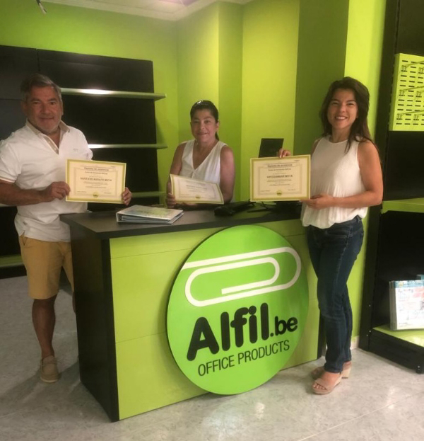 Fin de formación de franquicia Alfil.be en San Juan (Alicante)