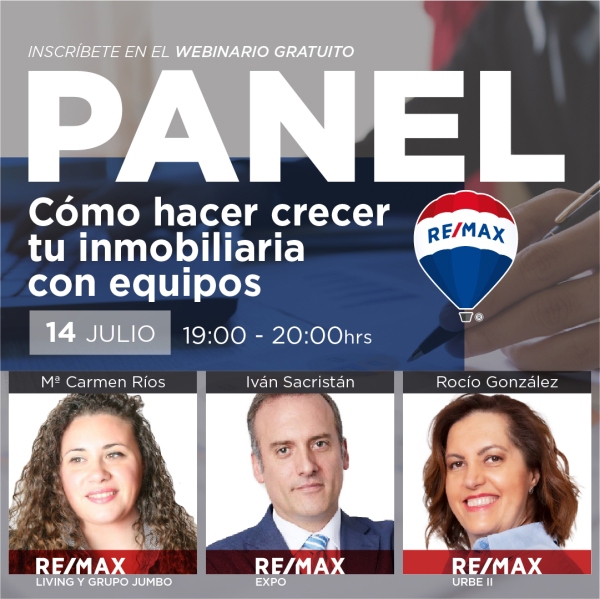 Remax España organiza el panel formativo para brokers y gerentes inmobiliarios.