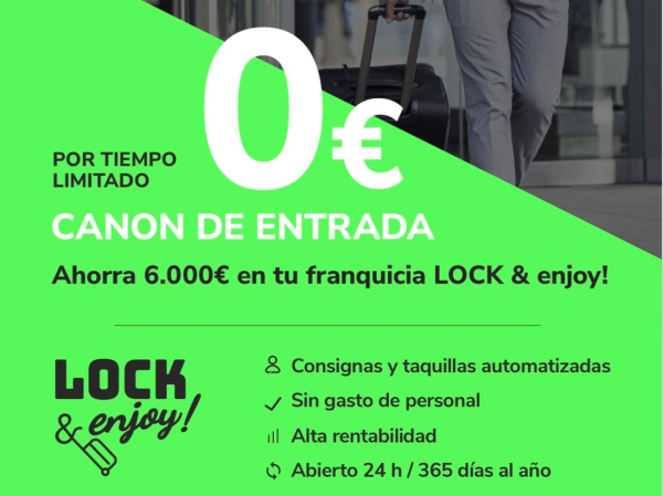 LOCK & ENJOY LANZA SU PLAN EMPRENDE CON 6.000€ DESCUENTO