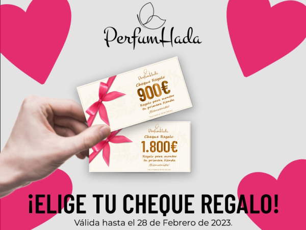 Perfumhada: promoción especial con corazón.