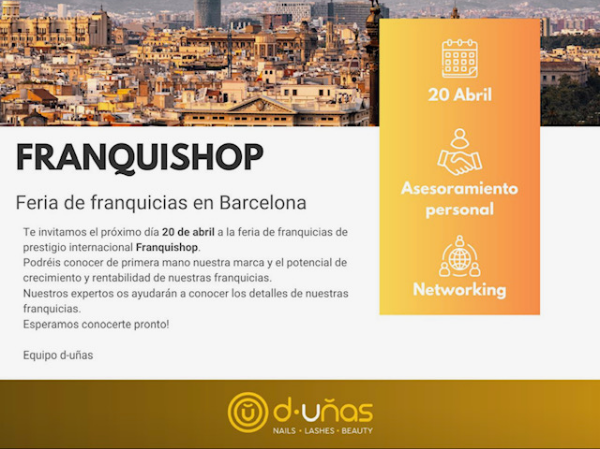 d-uñas te invita a Franquishop Barcelona