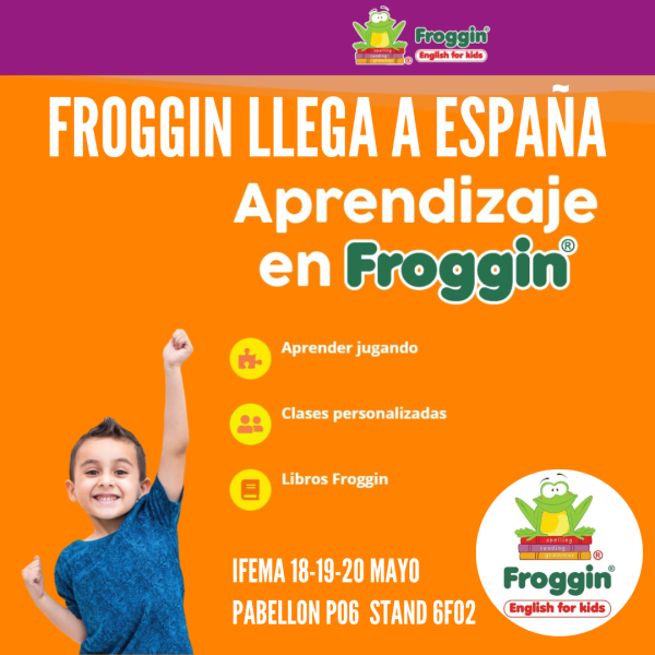 Aprender inglés es cosa de niños con la franquicia Froggin.