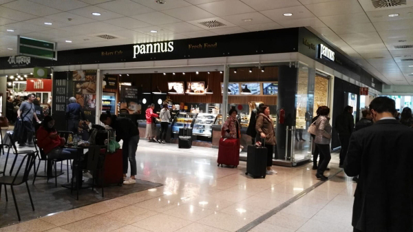 Pannus, una de las primeras franquicias de panaderías presente en aeropuertos españoles.