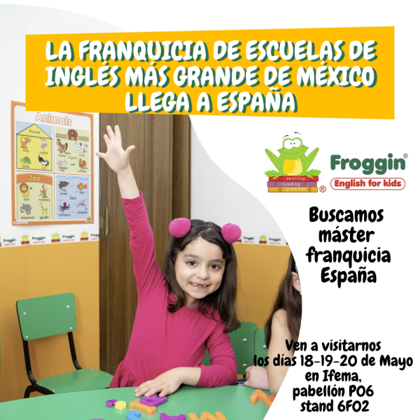 Froggin llega a España desde México, la escuela de inglés más grande del país.