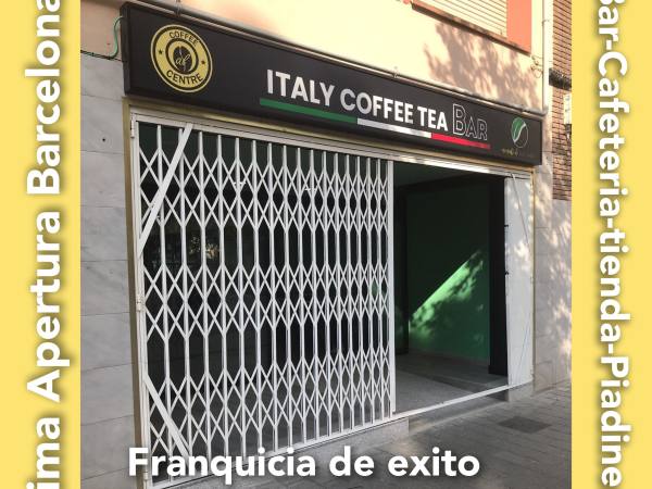 Nueva apertura de la franquicia Italy Coffee Tea Store en Barcelona